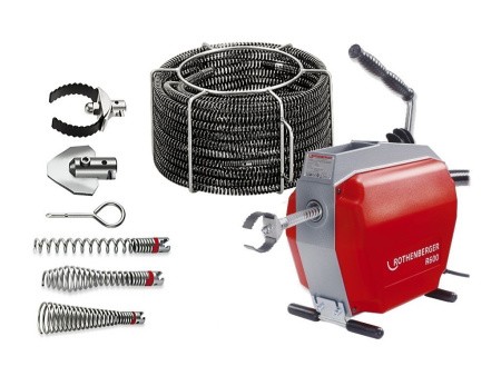 Комплект: машина для чистки труб R600 Комплект: машина для чистки труб R600